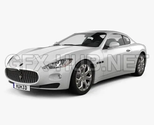 CAR – Maserati GranTurismo 2011  3D Model