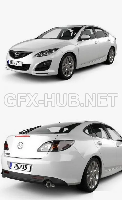 CAR – Mazda 6 Sedan 2011  3D Model