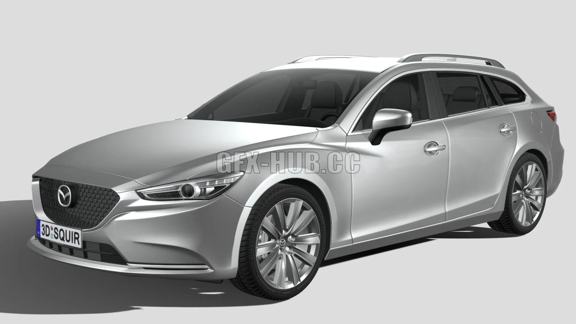CAR – Mazda 6 Wagon 2020 3D Model