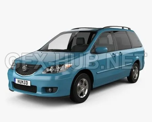 CAR – Mazda MPV (LW) 2002  3D Model