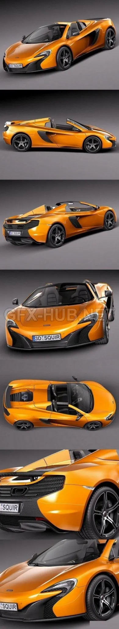 CAR – McLaren 650S 2015  3D Model