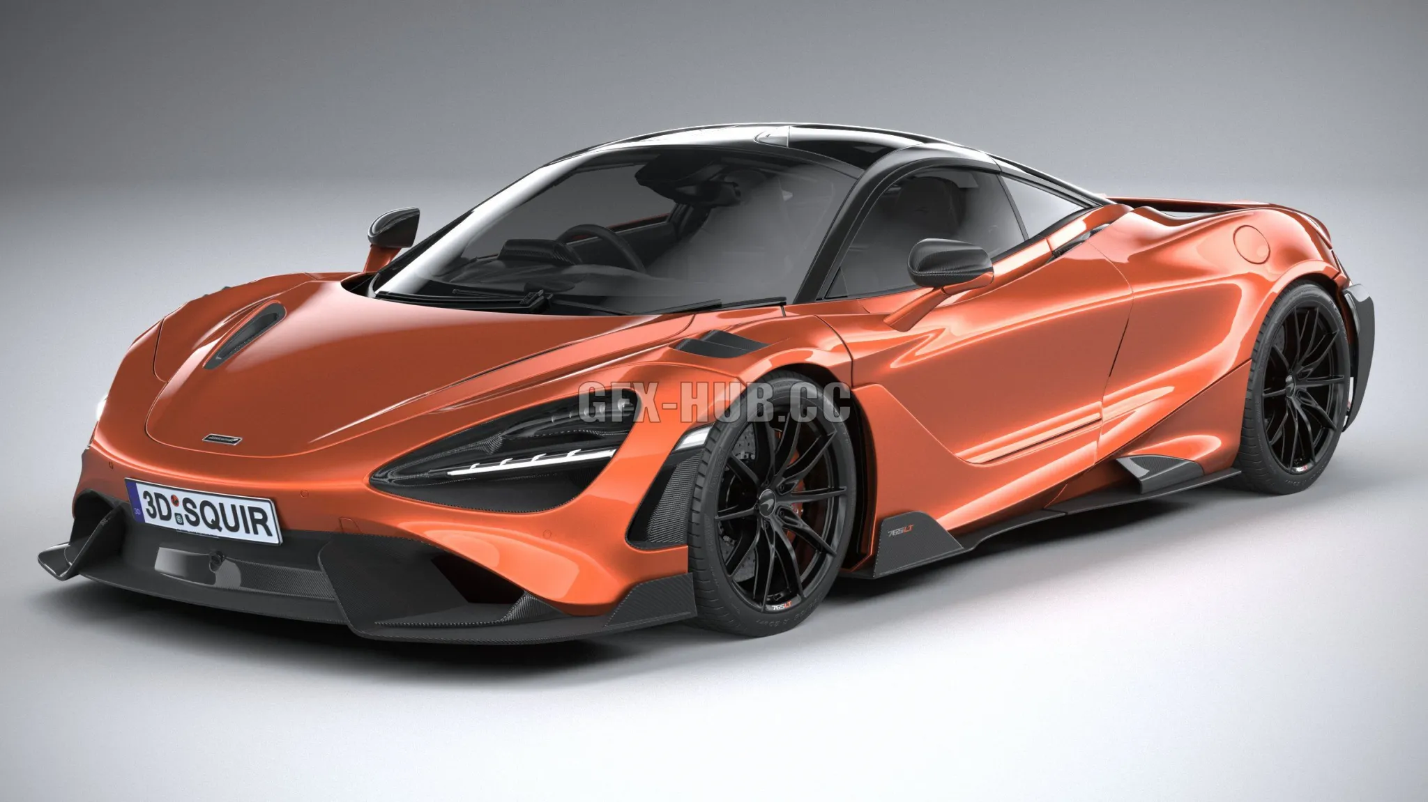 CAR – McLaren 765LT 2021 3D Model