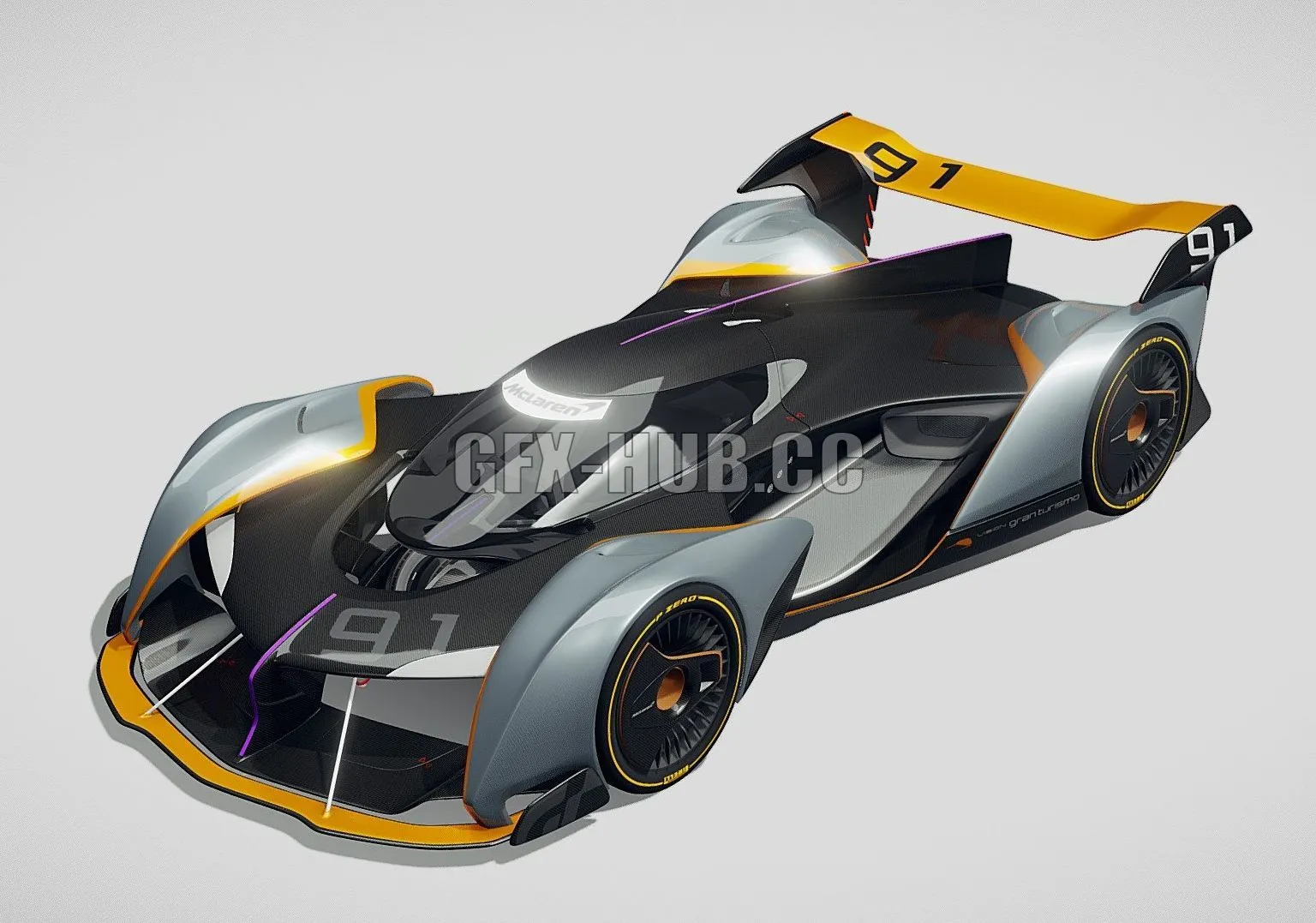 CAR – McLaren Ultimate Vision Gran Turismo 3D Model