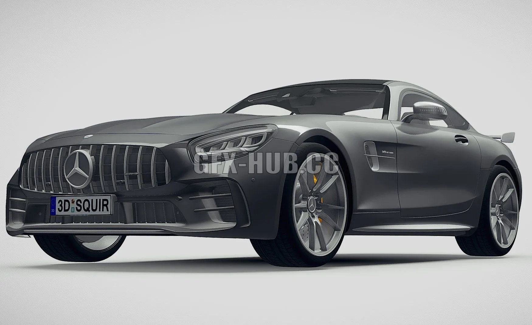 CAR – Mercedes AMG GT-R 2020 3D Model