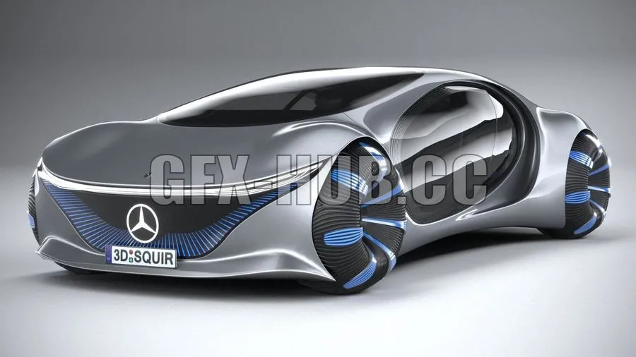 CAR – Mercedes Benz Vision Avtr Concept 2020 3D Model