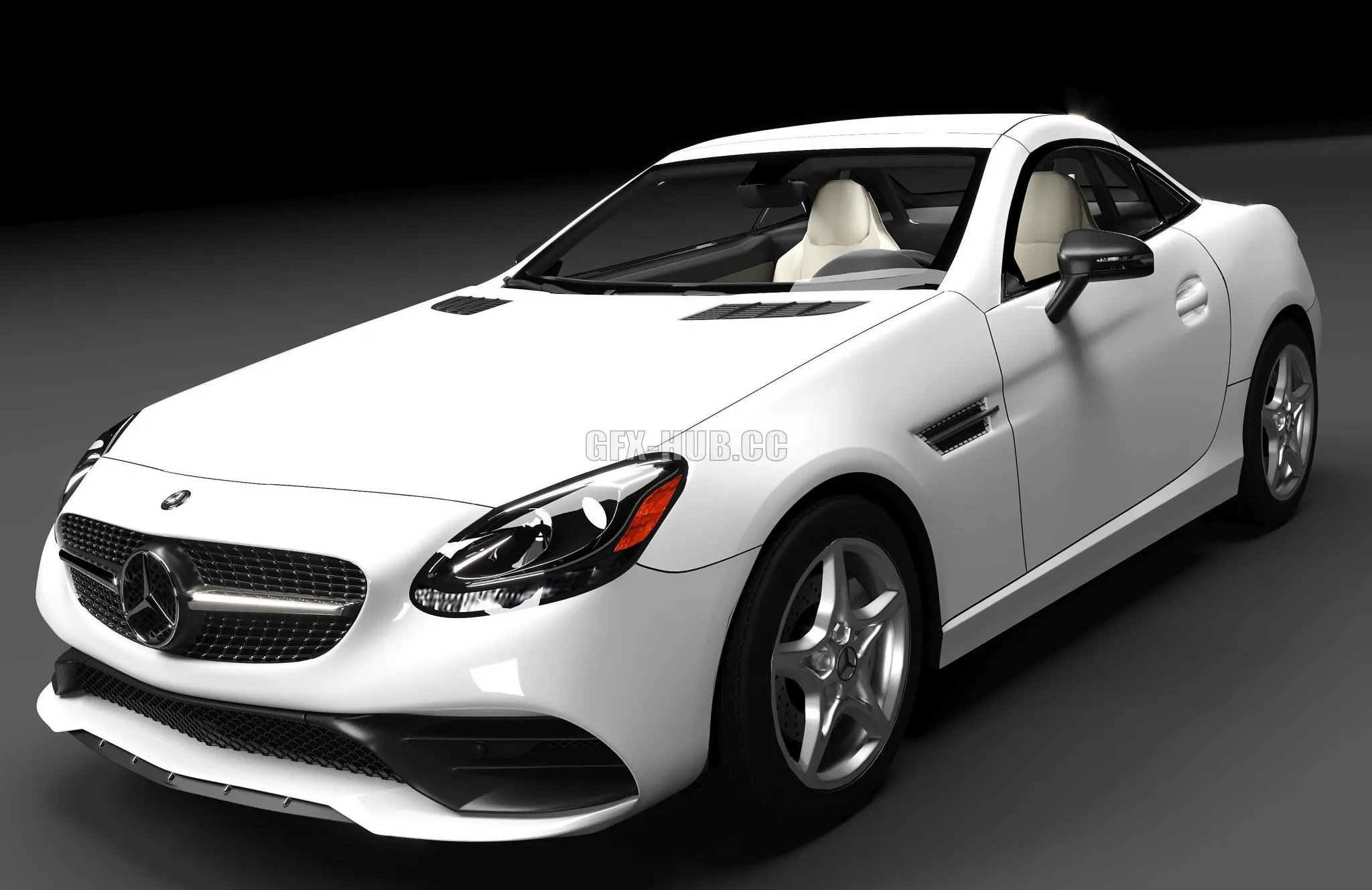 CAR – Mercedes SLC 300 3D Model