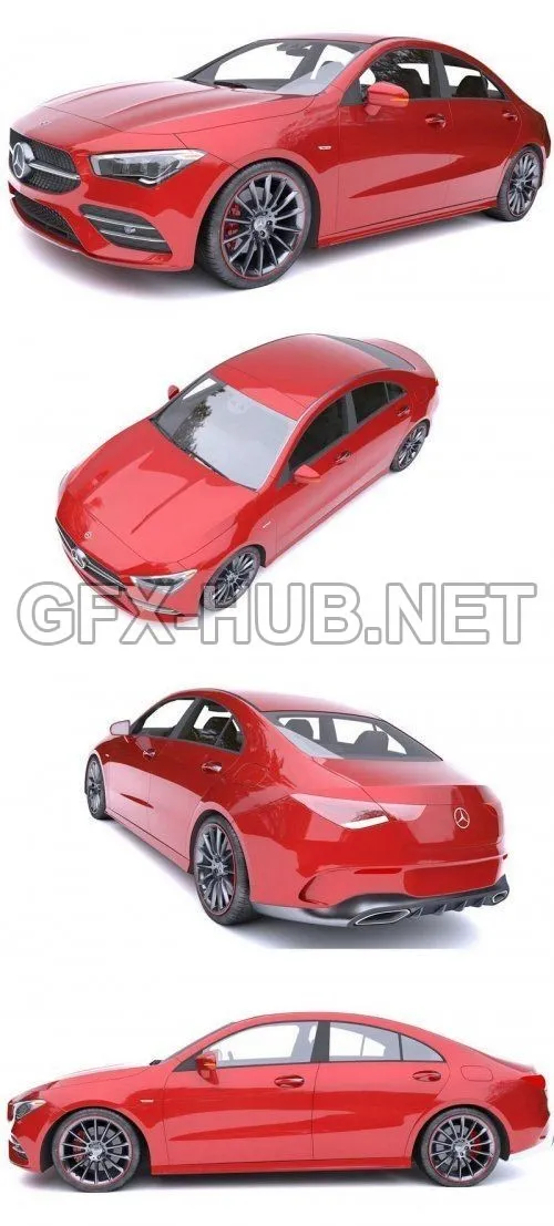 CAR – Mercedes-Benz CLA AMG 2020  3D Model