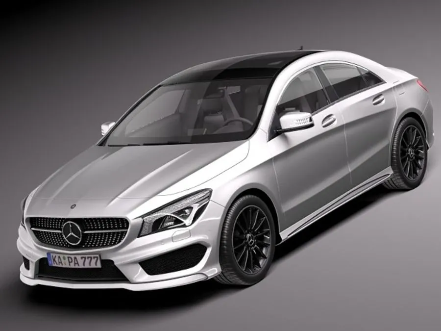 CAR – Mercedes-Benz CLA-class AMG 2014 3D Model