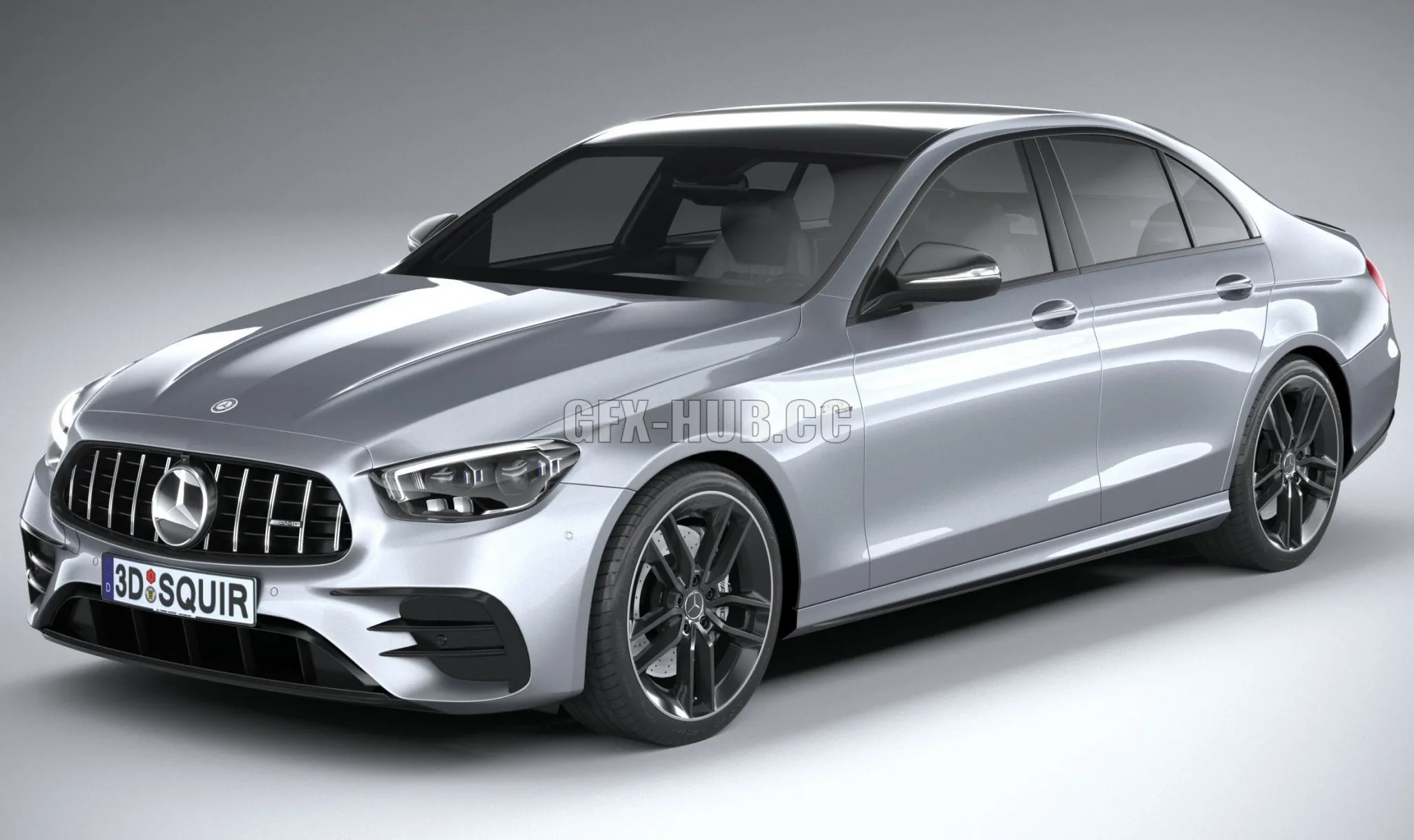 CAR – Mercedes-Benz E53 Sedan AMG 2021 3D Model