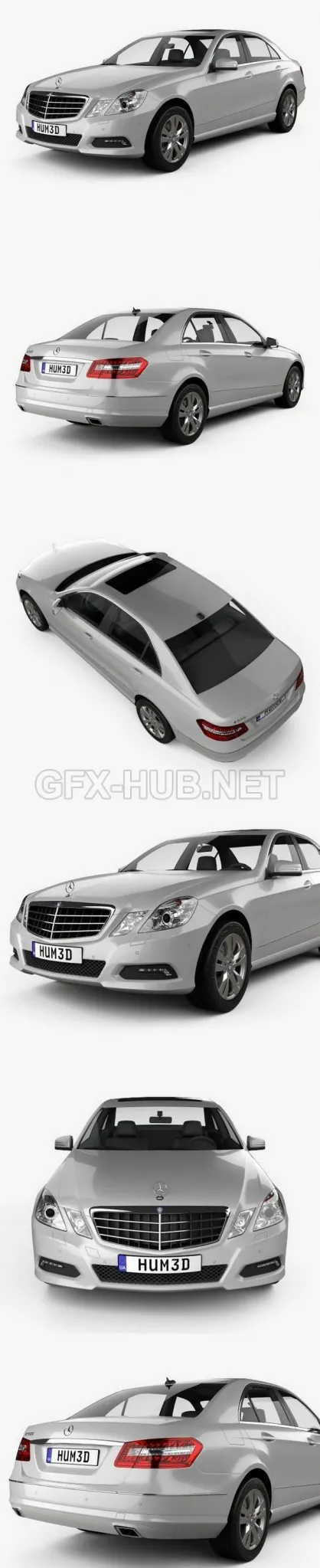 CAR – Mercedes-Benz E-Class 2010  3D Model