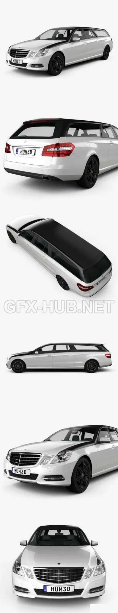 CAR – Mercedes-Benz E-Class Binz Xtend 2012  3D Model