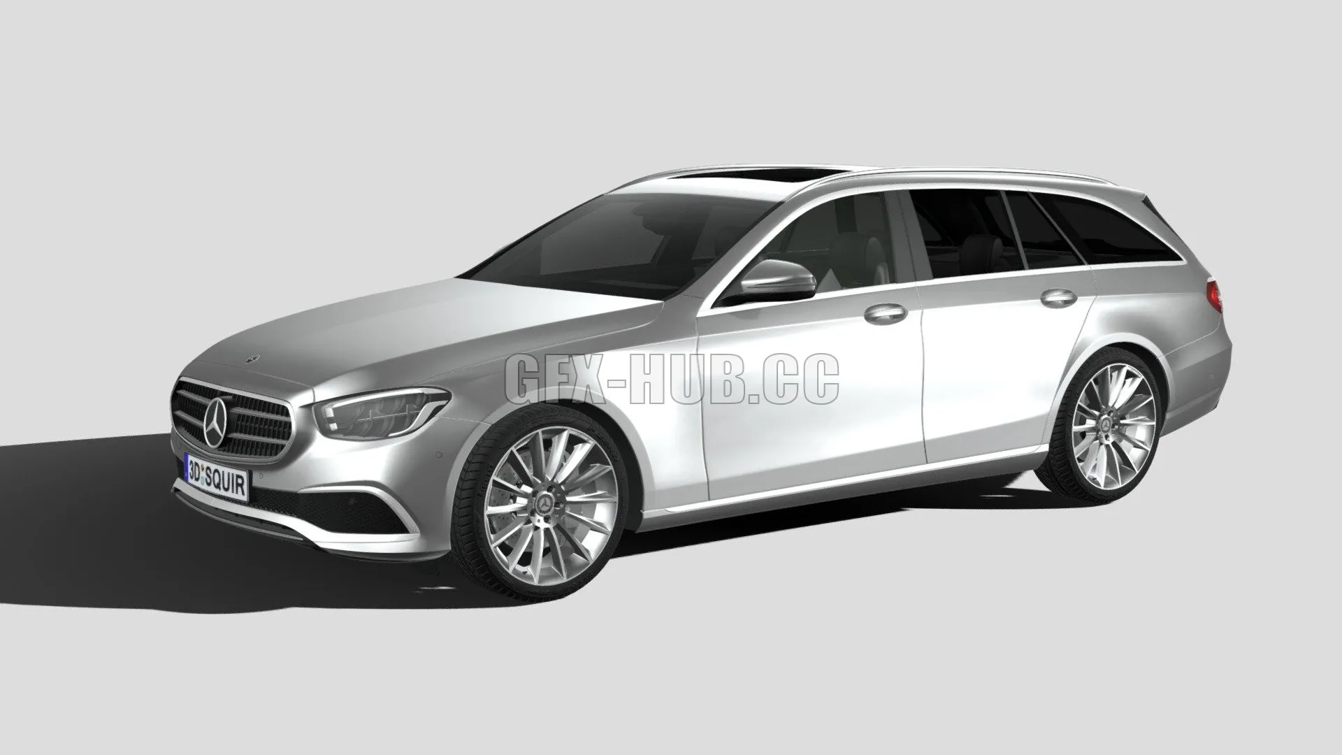 CAR – Mercedes-Benz E-Class Estate basic 2021 3D Model