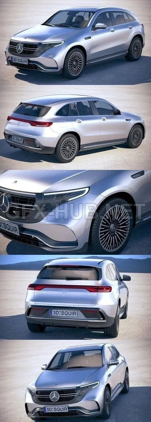 CAR – Mercedes-Benz EQC AMG 2020  3D Model