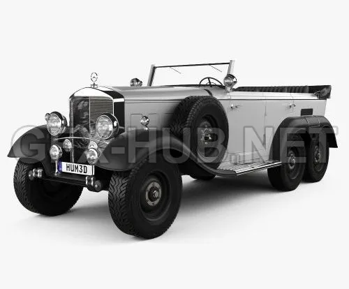 CAR – Mercedes-Benz G4 Offroader 1939  3D Model