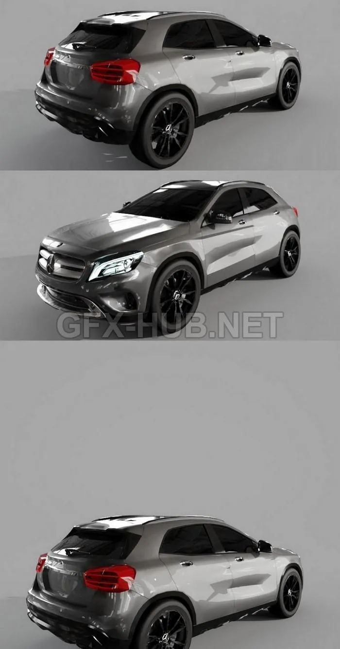 CAR – Mercedes-benz Gla200 Urban Line 2019 3D Model