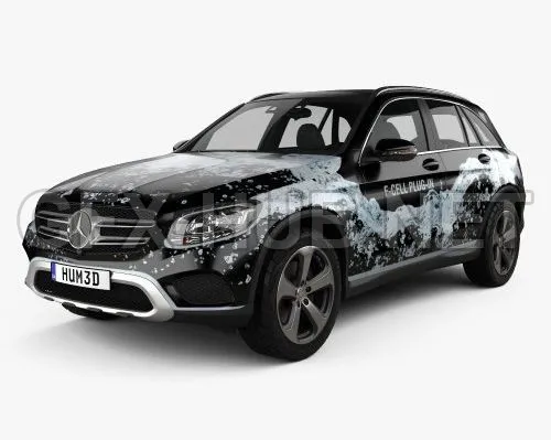 CAR – Mercedes-Benz GLC-Class (X205) F-Cell 2016  3D Model