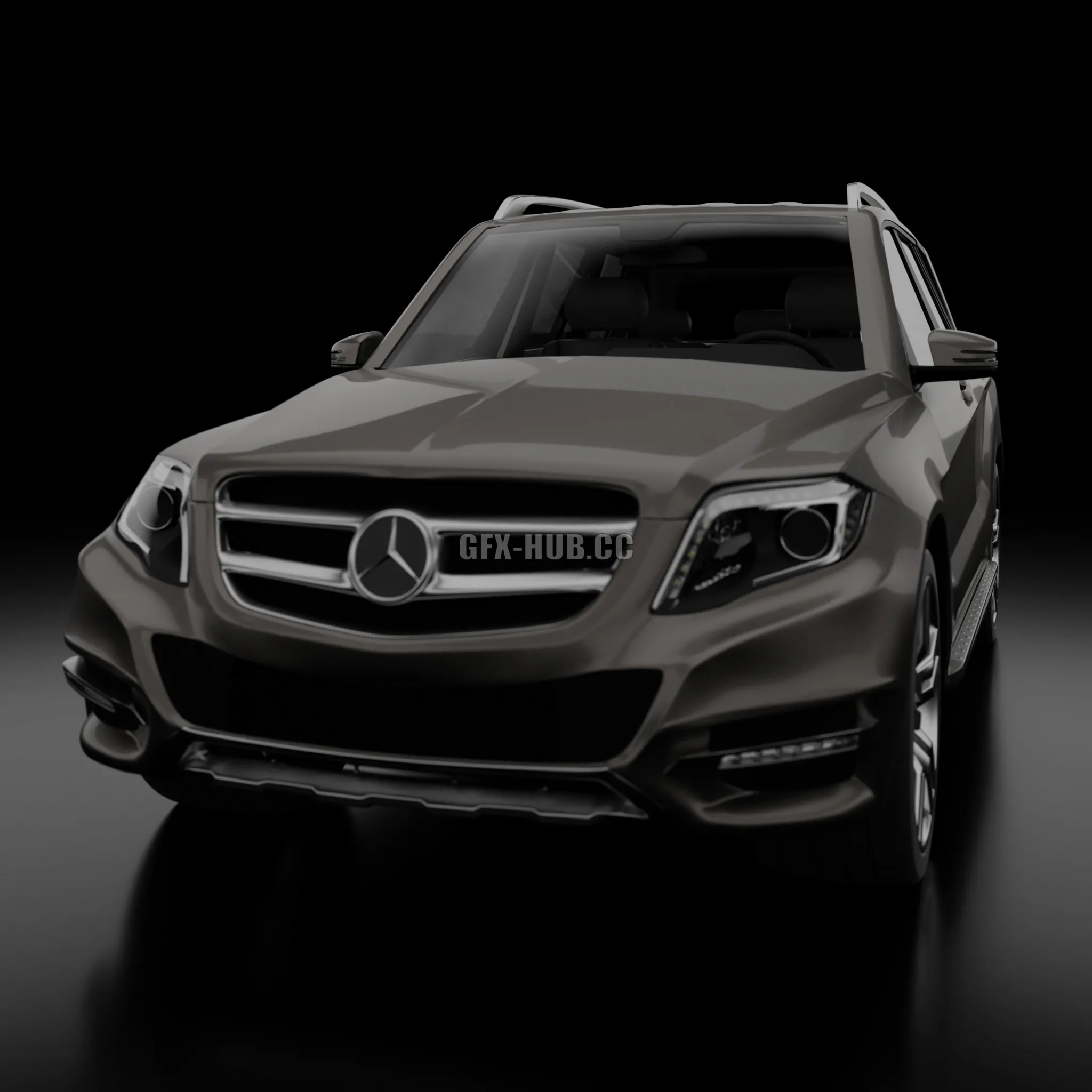 CAR – Mercedes-Benz GLK 350 SUV 2014 3D Model