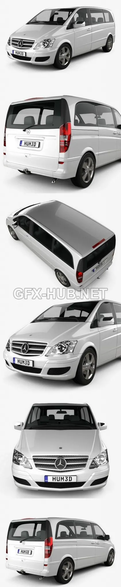 CAR – Mercedes-Benz Viano Compact 2011  3D Model