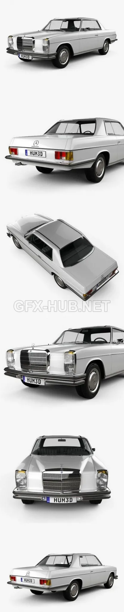 CAR – Mercedes-Benz W114 1968  3D Model