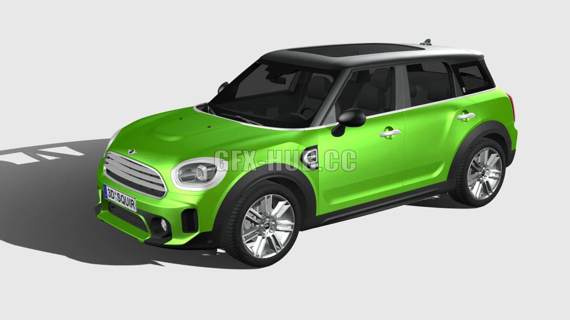 CAR – Mini Countryman 2021 3D Model