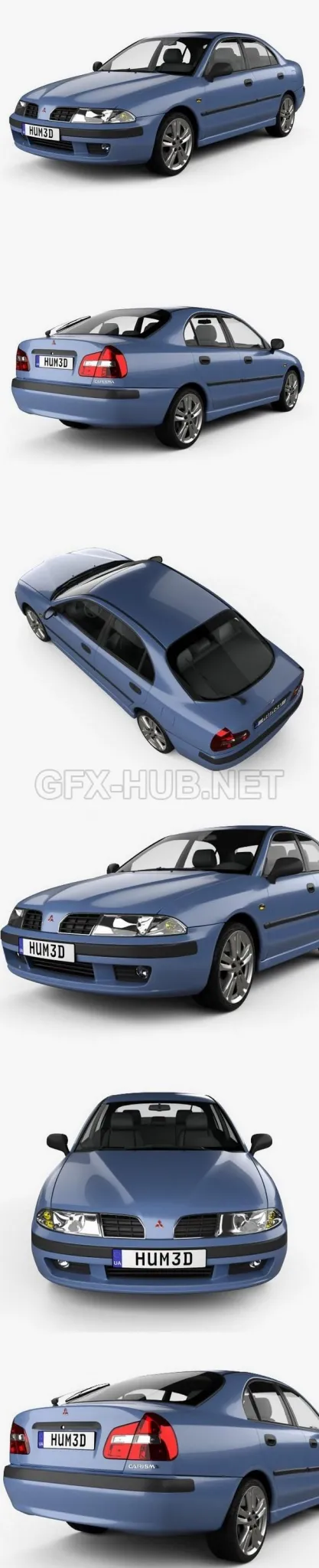 CAR – Mitsubishi Carisma liftback 2000  3D Model