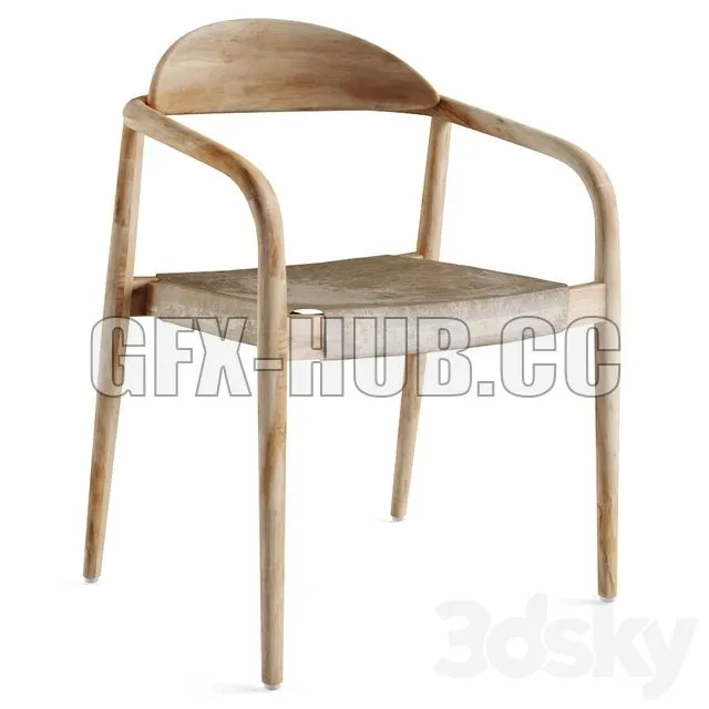 CAR – Nina Chair Scandinavian Style 3D Model
