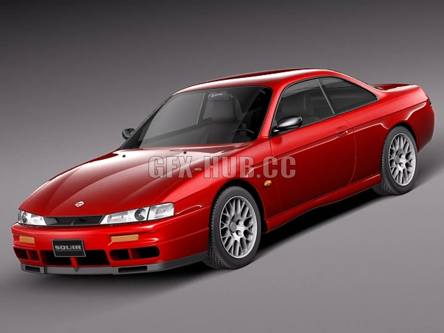 CAR – Nissan 240 SX silvia S 14 1995-1999 3D Model