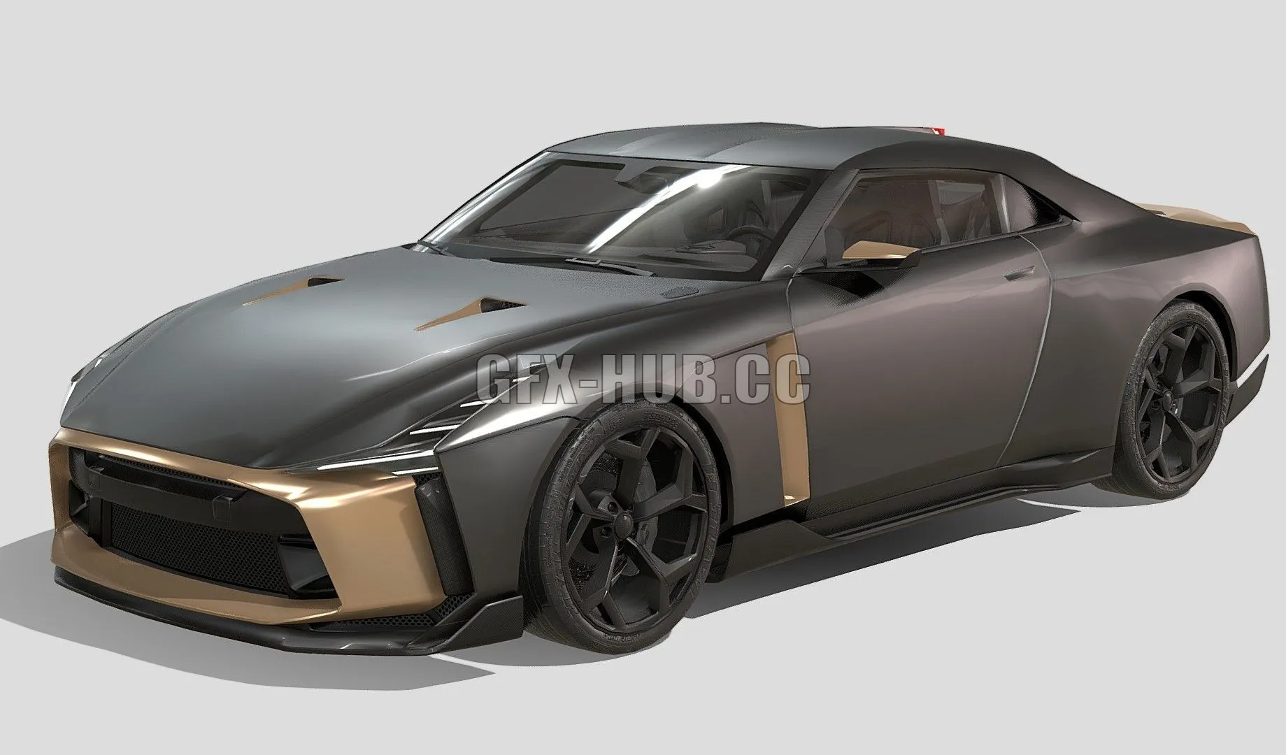 CAR – Nissan gt r50 3D Model