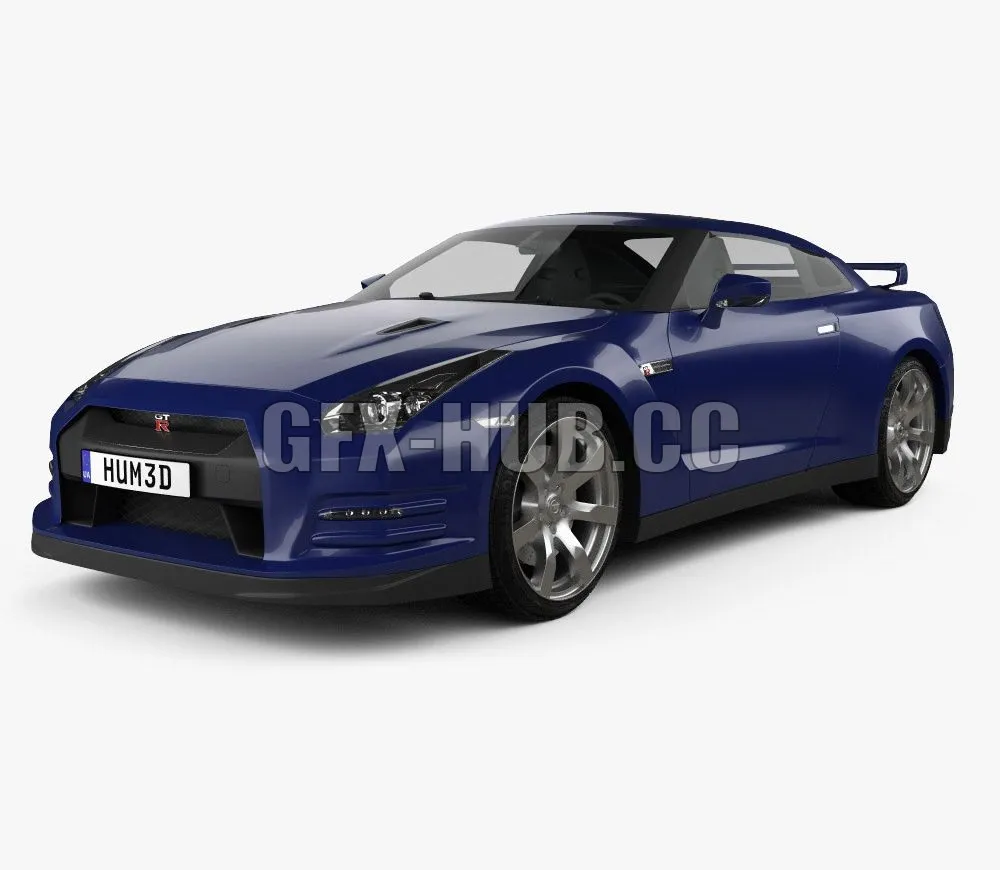 CAR – Nissan GT-R (R35) 2015 3D Model