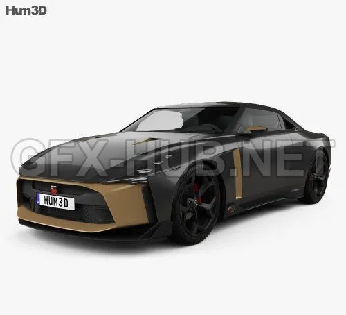 CAR – Nissan GT-R50 2018  3D Model