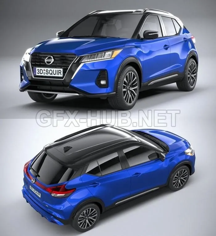 CAR – Nissan Kicks 2021 3D Model