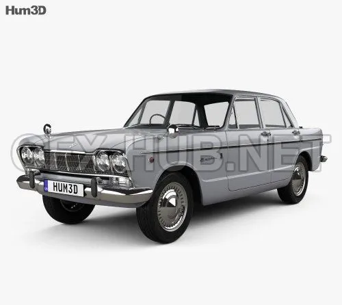 CAR – Nissan Skyline (S54) GT 1964  3D Model