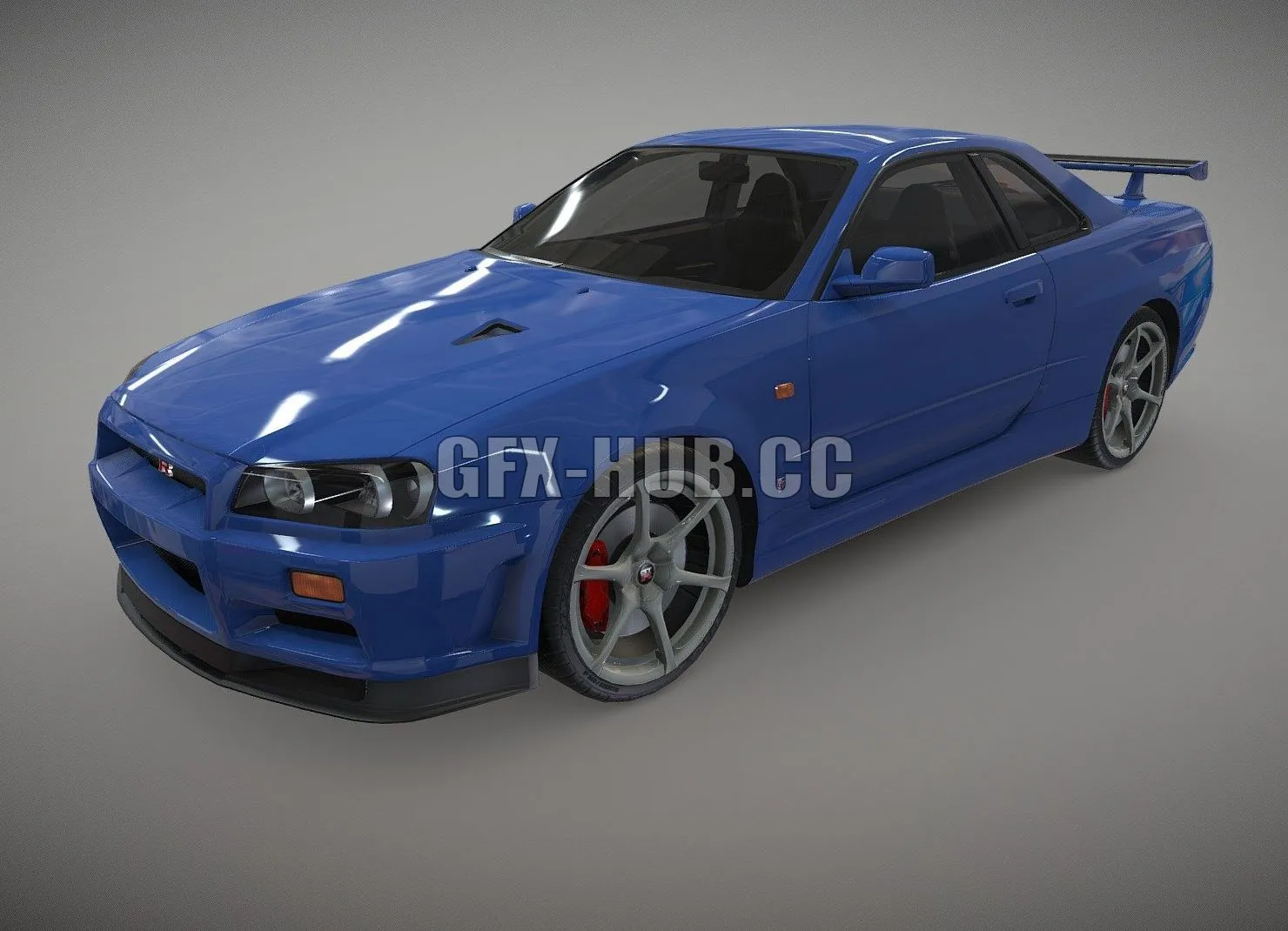CAR – Nissan Skyline R34 3D Model