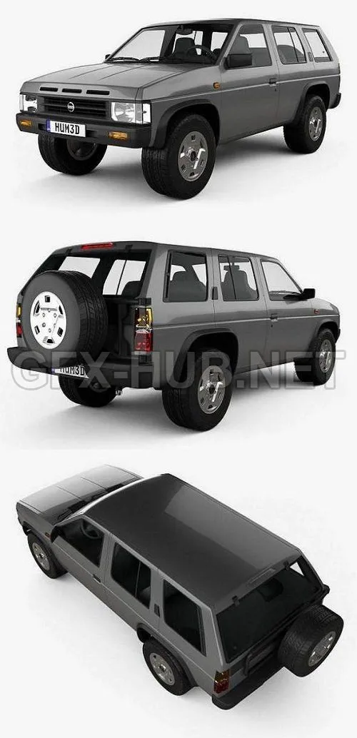 CAR – Nissan Terrano (Pathfinder) 1993 3D Model