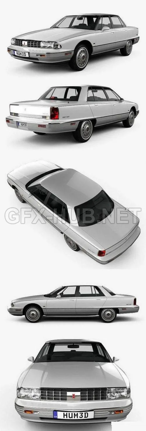 CAR – Oldsmobile 98 1991 3D Model