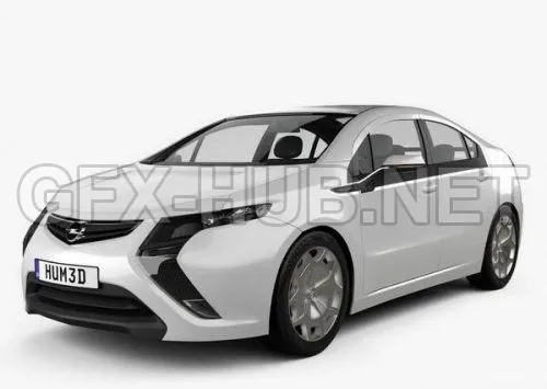 CAR – Opel Ampera 2011  3D Model