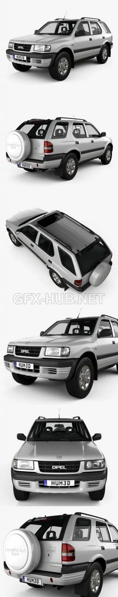 CAR – Opel Frontera (B) 1998  3D Model