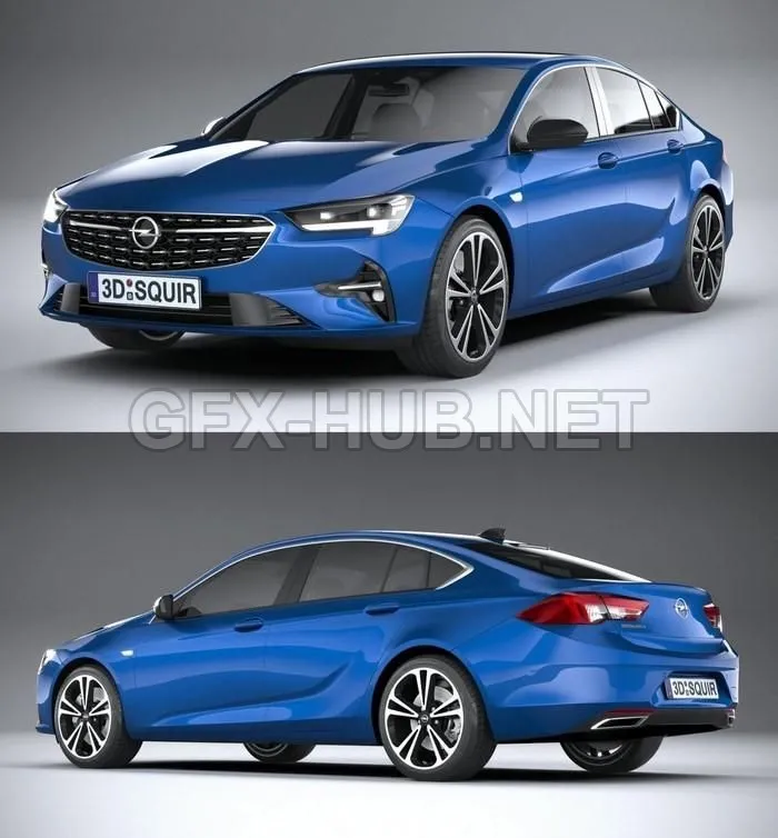 CAR – Opel Insignia Grand Sport 2020 3D Model