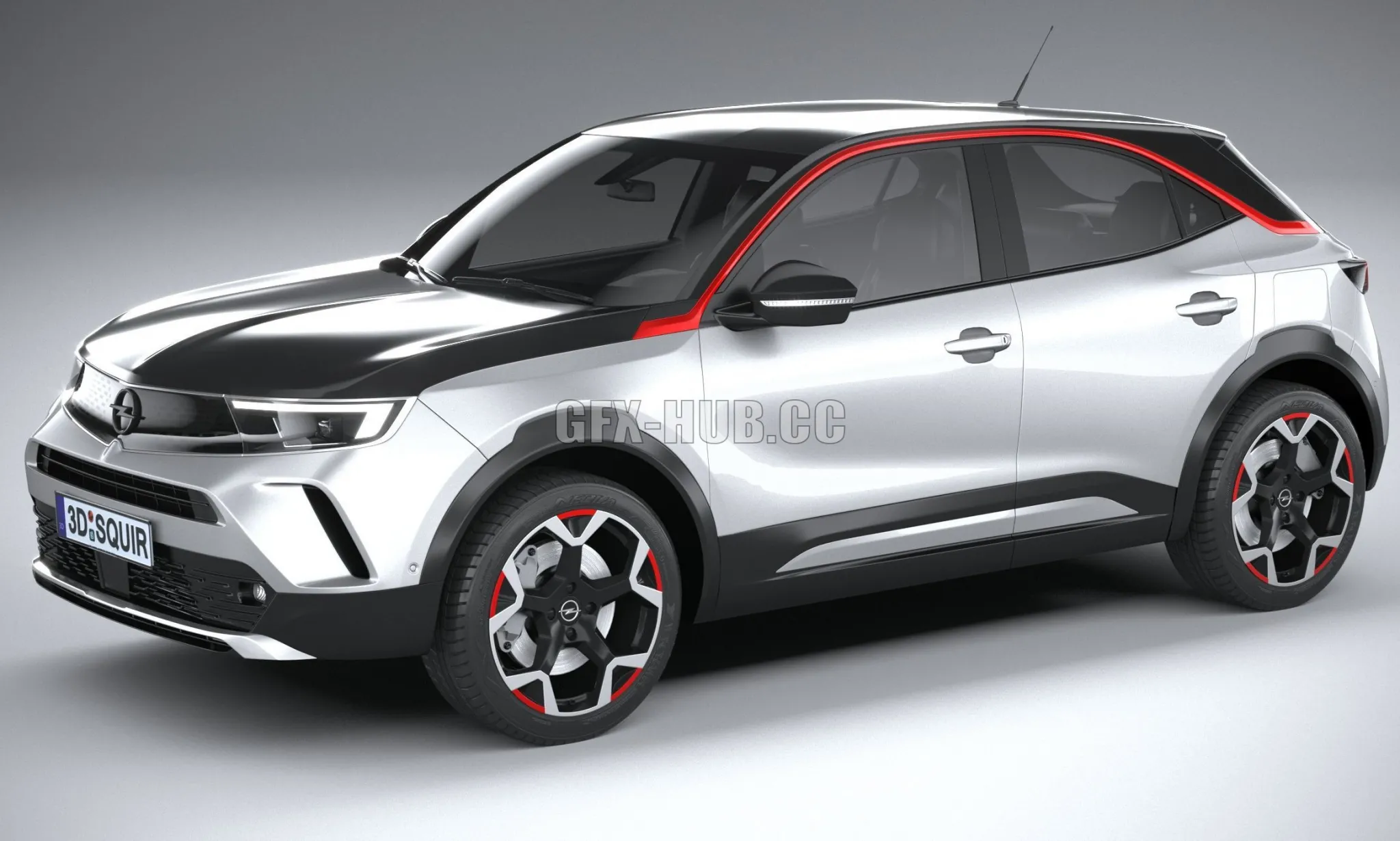 CAR – Opel Mokka 2021 3D Model