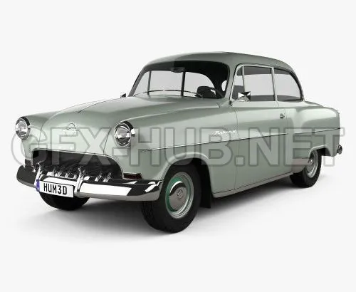 CAR – Opel Olympia Rekord 1956  3D Model