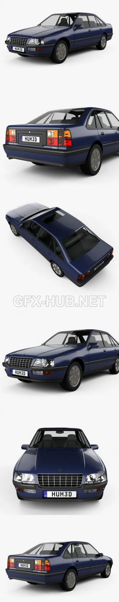 CAR – Opel Senator (B) 1987  3D Model
