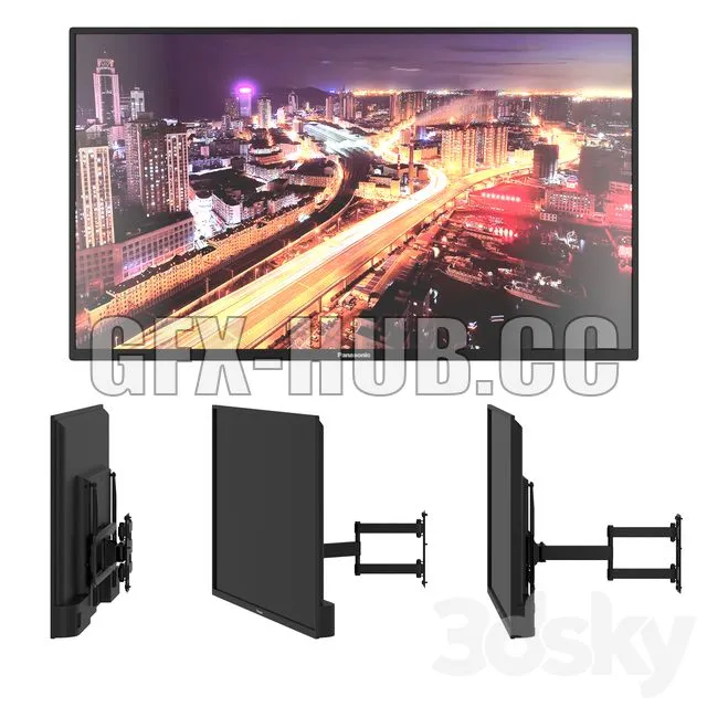 CAR – Panasonic Bracket TV 3D Model