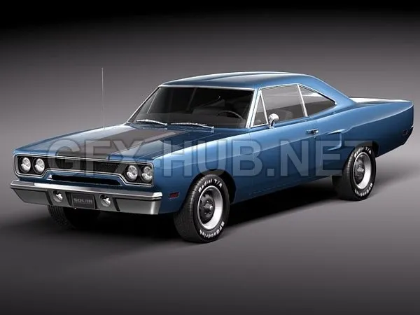 CAR – Plymouth Road Runner 1970 3D Model