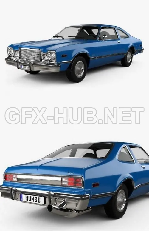 CAR – Plymouth Volare coupe 1977  3D Model