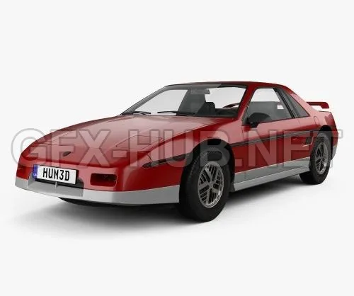 CAR – Pontiac Fiero GT 1985  3D Model