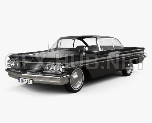 CAR – Pontiac Ventura coupe 1960  3D Model