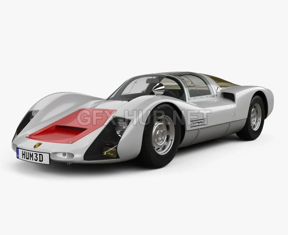 CAR – Porsche 906 Carrera 6 Coupe 1966 3D Model