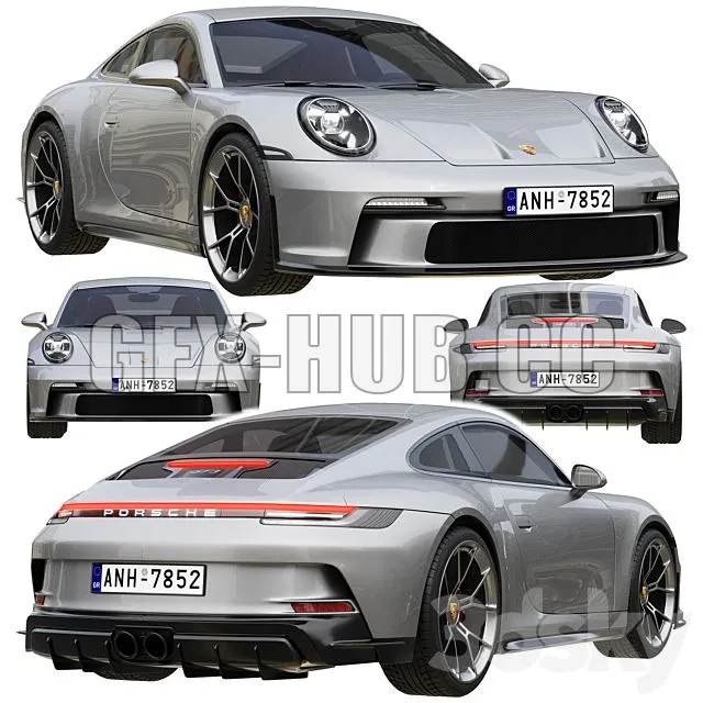 CAR – Porsche 911 GT3 Touring 2022 3D Model