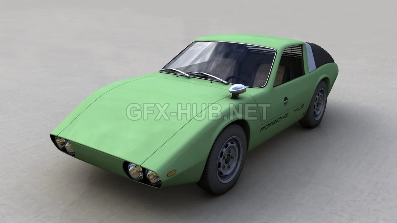 CAR – PORSCHE 911 HLS 1967 3D Model