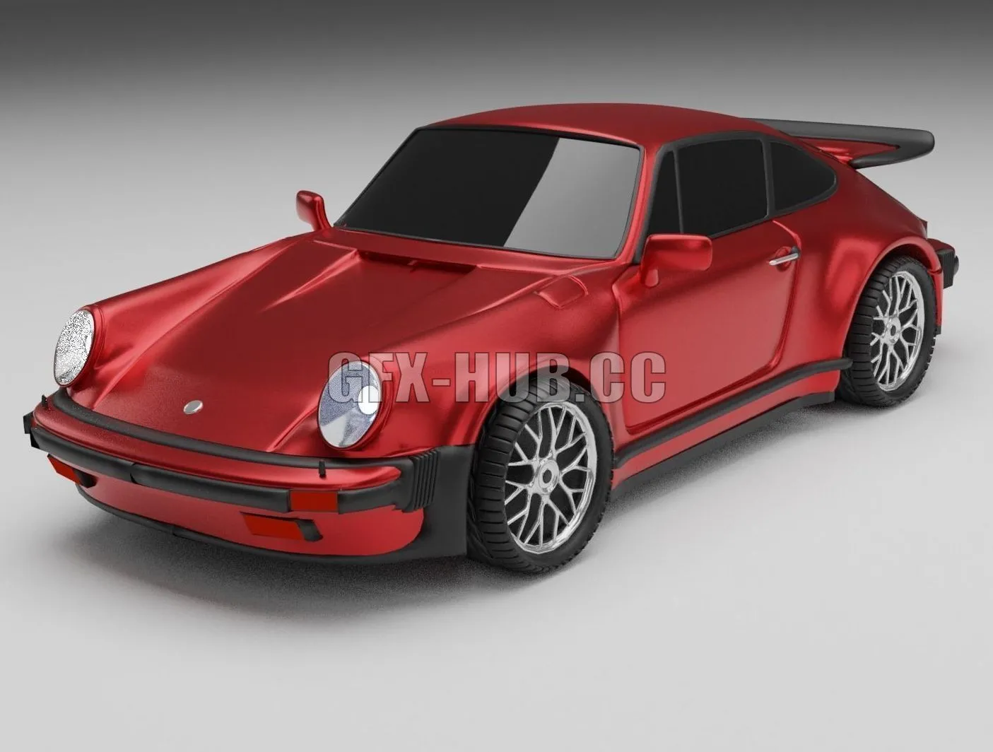 CAR – Porsche 911 turbo 3D Model